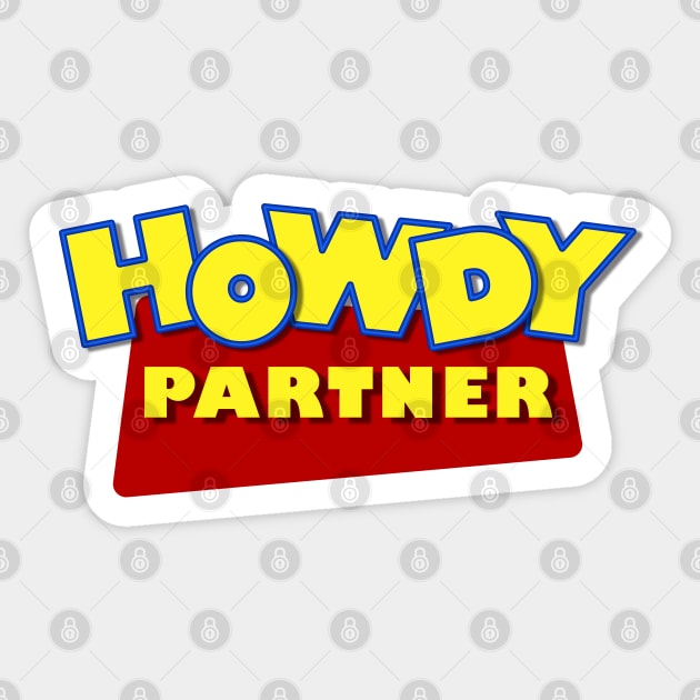 Howdy Partner Sticker by fashionsforfans